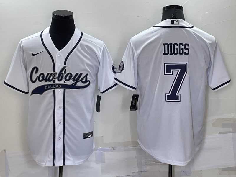 Dallas Cowboys 7 Trevon Diggs White Men's Stitched Cool Base Nike Baseball Jersey,We sell and wholesale Dallas Cowboys 7 Trevon Diggs White Men's Stitched Cool Base Nike Baseball Jersey on line form chian!